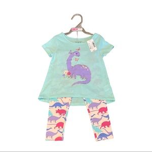 🦕🌸Dinosaur 🌸🦕 2 Piece Girls Outfit